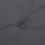 vidaXL Coussins de chaise à dossier haut lot de 6 anthracite