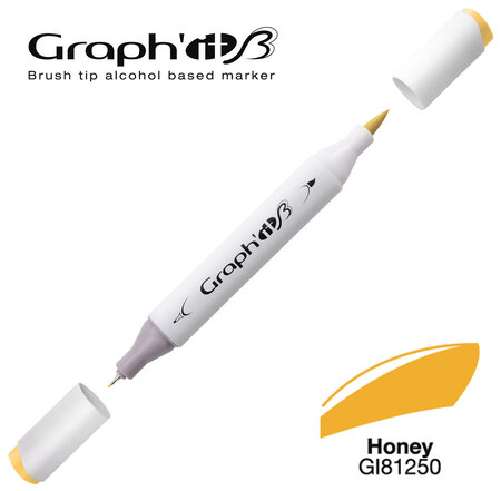 Marqueur manga à l'alcool Graph'it Brush 1250 Honey