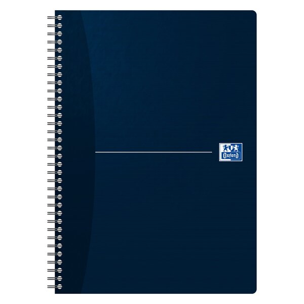 Cahier spirales oxford office a4 21 x 29 7 cm - grands carreaux - 100 pages - couleurs assorties