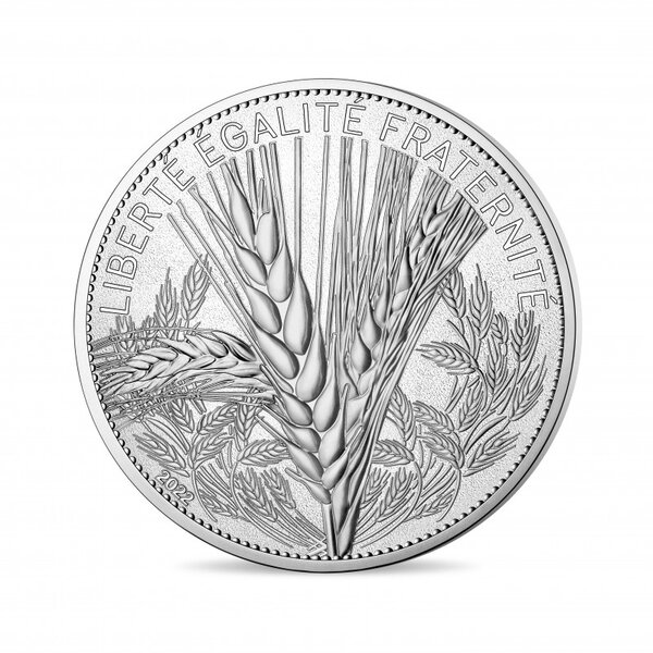 Monnaie de paris 2022 - 100€ argent courante blé