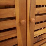 vidaXL Armoire de jardin Marron 75 x 35 x 70cm Bois d'Acacia Massif