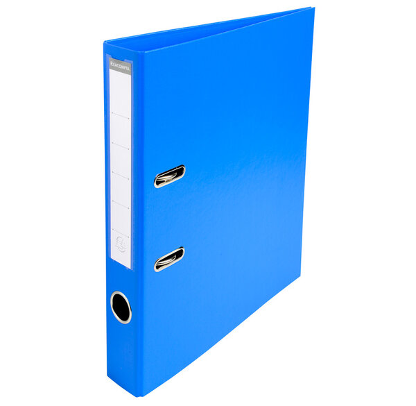 Classeur à levier PVC A4 D50mm PremTouch bleu EXACOMPTA