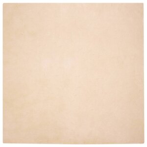 vidaXL Tapis en Fourrure Synthétique de Lapin Beige 160 x 160 cm