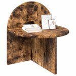 vidaXL Table de chevet 2 pc Chêne fumé 40 x 35 5 x 45 5 cm