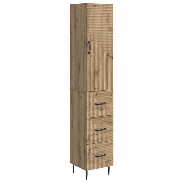 vidaXL Ensemble de Meubles 2 Pièces Chêne artisanal 33 x 34 5 x 90 cm