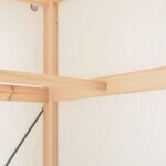 vidaXL Garde-robe Blanc 79 x 40 x 170 cm Tissu