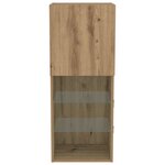 vidaXL Meuble TV chêne artisanal 40.5 x 30 x 102 cm Bois d'ingénierie