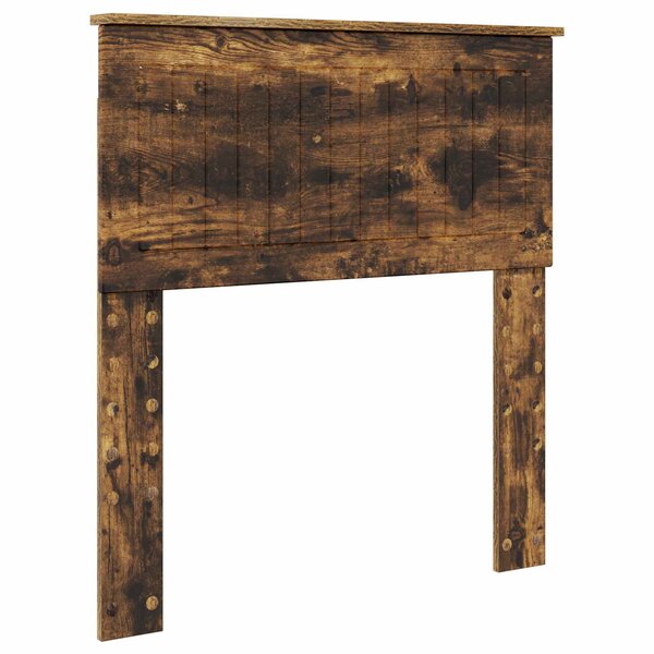 vidaXL Tête de lit Chêne fumé 80 cm Bois d'ingénierie