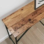 vidaXL Table console Bois ancien 140 x 29 x 75 cm Bois d'ingénierie