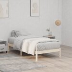 vidaXL Cadre de lit sans matelas 100x190 cm bois de pin massif