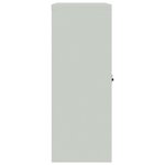 vidaXL Classeur gris clair 90x40x105 cm acier
