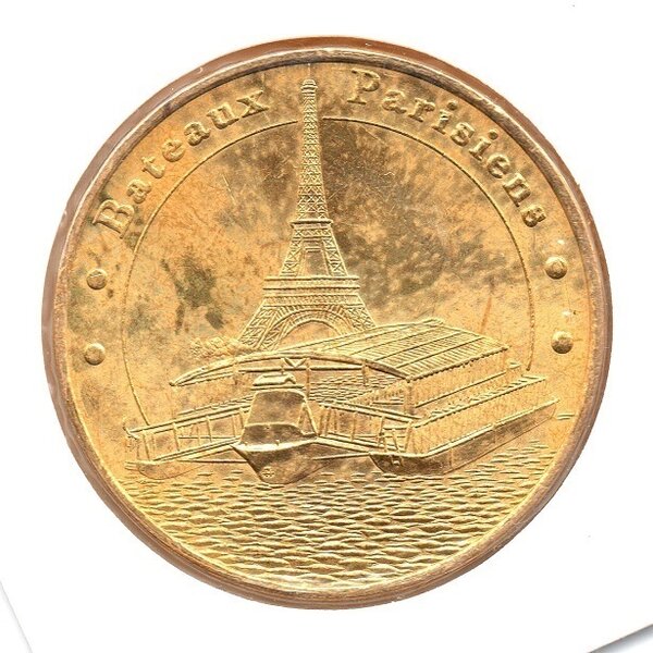 Mini médaille monnaie de paris 2009 - bateaux parisiens