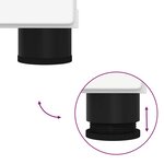 vidaXL Ensemble de mobilier de salle de bain avec tiroir 2 Pièces Blanc