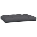 vidaXL Coussins de palette 5 Pièces anthracite tissu