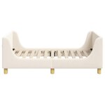 vidaXL Cadre de lit pour enfants avec tête de lit Crème 80 x 160 cm