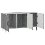 vidaXL Meuble TV Sonoma gris 99 x 34 5 x 50 cm Bois d'ingénierie