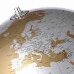 Globe terrestre Full Circle Vision Ø 30 cm Marron