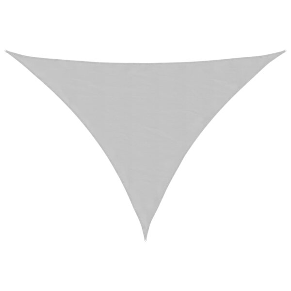 vidaXL Voile d'ombrage gris clair 4x4x5 8 m 100  polyester oxford