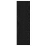 vidaXL Cabinet à chaussures avec étagère Chêne noir 60 x 18 x 60 cm