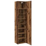 vidaXL Armoire de rangement Montage mural Bois ancien 50 x 41 x 225 cm