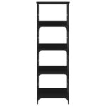 vidaXL Bibliothèque noir 50x33x153 cm bois d'ingénierie