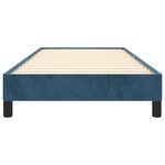 vidaXL Cadre de lit Bleu foncé 90x190 cm Velours