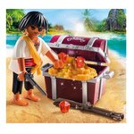 9358  pirate avec coffre au trésor 1218