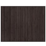 vidaXL Tapis rectangulaire marron foncé 80x100 cm bambou