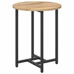 vidaXL Ensemble de tables d'appoint 2 Pièces Chêne artisanal et noir