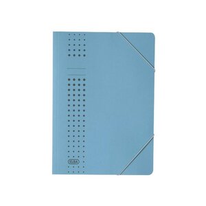 Chemise à élastique Chic Carton A4 Bleu foncé ELBA