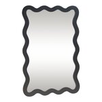 Miroir décoration moderne design mural 90 x 60 cm noir 03_0010180