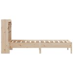 vidaXL Lit bibliothèque sans matelas 90x190 cm bois de pin massif