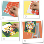 Jeu créatif - Tableaux feutrine à décorer - 6 tableaux - Dès 3 ans - Activité manuelle
