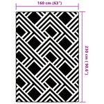 vidaXL Tapis d'extérieur ARAKIL Gris 160x230 cm PP