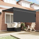 vidaXL Auvent Rétractable Anthracite 350 x 250 cm