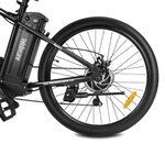 Vélo électrique VELOBECANE - 26 - 7 vitesses - Autonomie 75 km - Moteur 250W - Freins a disque - Noir
