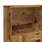 vidaXL Armoire de tête de lit vieux bois 120x19x103 5 cm