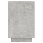 vidaXL Buffet gris béton 102x35x55 cm bois d'ingénierie