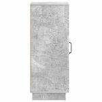 vidaXL Buffet Gris béton 33 x 34 5 x 87 cm Bois d'ingénierie