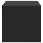 vidaXL Armoire murale noir 70x42 5x40 cm bois d'ingénierie