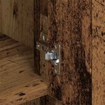 vidaXL Haut Armoire Bois ancien 80 x 33 x 150 cm Bois d'ingénierie