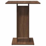 vidaXL Table de bistro Chêne marron 60x60x75 cm Bois d'ingénierie