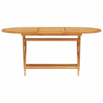 vidaXL Ensemble de salle à manger pour jardin 7 Pièces Marron