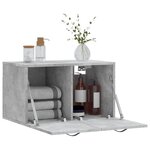 vidaXL Armoire murale Gris béton 60x36 5x35 cm Bois d'ingénierie