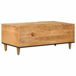 vidaXL Table basse Marron 100 x 54 x 40 cm Bois de mangue massif