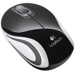 Logitech souris mini sans fil optique - m187 noir