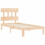 vidaXL Cadre de lit sans matelas 90x200 cm bois de pin massif