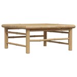 vidaXL Table de jardin 65x65x30 cm Bambou