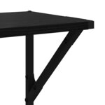 vidaXL Étagères Murales 2 Pièces Chêne noir 80 x 25 x 25 5 cm