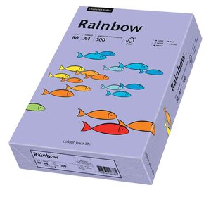 Ramette de 500 feuilles papier multifonction Rainbow A4 80 g Violet PAPYRUS
